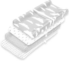 Padded cover for fastset table stand. Baebae Goods Changing Pad Cover Set Cradle Bassinet Sheets Change Table Covers For Boys Girls