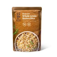 Brown rice contains high in decomposed carbohydrates, which play an important role in making sure your body has enough energy to function consistently. 90 Second Whole Grain Brown Rice Microwavable Pouch 8 8oz Good Gather Target