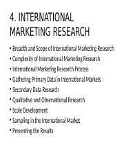 Ibm Bus 5112 4 4 International Marketing Research Breadth And Scope Of International Marketing Research Complexity Of International Marketing Research Course Hero