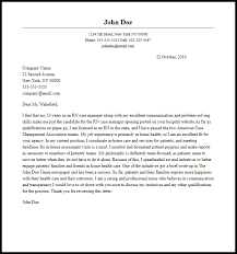Nurse manager cover letter no experience. Professional Rn Case Manager Cover Letter Sample Writing Guide Resume Now