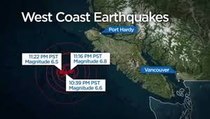 Watch Three Strong Earthquakes Reported In Pacific Ocean Off Vancouver Island Video Online On Globalnews Ca Vancouver Island Earthquake Earthquake Report