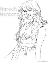 Free printable hannah montana coloring pages for kids. Hannah Montana Coloring Pages
