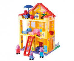 Peppa pig maison de bob léponge à lananas maison des schtroumpfs maison de jeux de la maison de peppa jouet vidéos. Big Bloxx Peppa Pig Peppas House Toy Baby Toddler Products Www Big De