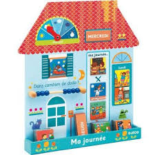 Eduludo Ma Journee Maison Djeco Tableau Magnetique Cadeau Garcon 3 Ans Semainier Enfant