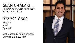 The lawyers at mclaughlin & lauricella, p.c., have more than 100 years of experience representing injured accident victims and their families in. Sean Chalaki Top Injury Lawyer Texas Carrollton Ø´Ø§Ù† Ú†Ø§Ù„Ú©ÛŒ