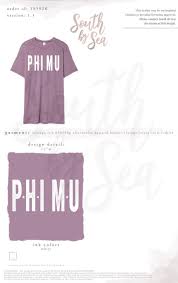 Phi Mu Star Design Pr Tee South By Sea Greek T Shirts Custom Greek Apparel Sorority T Shirts Phi Mu Shirts Lips Shirt Kd Shirts