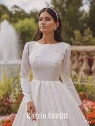 Simple Wedding Dress Modest Wedding Dress Long Sleeve Wedding Etsy Wedding Dresses Satin Long Sleeve Wedding Dress Winter Modest Wedding Dresses