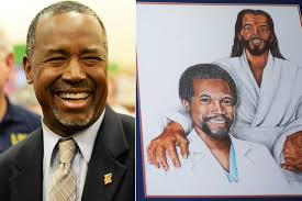 Ben Carson has a painting of him with Jesus