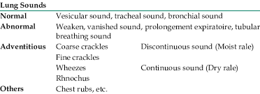 lung sound categories download table