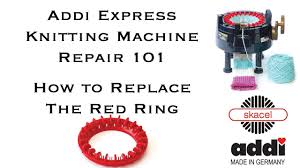 See more ideas about addi express, addi knitting machine, machine knitting. Replacing The Red Ring Of The Addi Express Knitting Machine Youtube