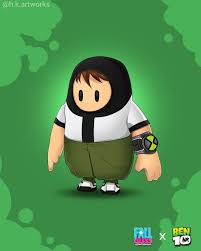 Fall Guys Game Art Ben 10 The Fall Guy Game Art Guys
