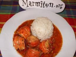 Fricassee De Queues De Langouste Creole Recette Recettes De Cuisine Recette De Fricassee Langouste