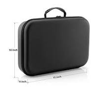 Hypervolt Carrying Case - Hard Shell Storage Bag For Hyperice Massage Guns  With 5 Attachment Slots