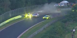 Download free nürburgring vector logo and icons in ai, eps, cdr, svg, png formats. Nasty Crash Ends Aussie S Nurburgring 24 Run Speedcafe