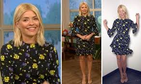 See her best looks and shop her wardrobe here. Holly Willoughby News Presenter Flashes Legs Thigh Skimming 38 Very Dress Instagram Express Co Uk