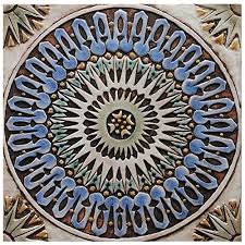 This when combined with other colors like. Amazon Com Moroccan Ceramic Tile Wall Art With Moroccan Design Bohemian Coastal Waal Art Morroc 3 Matt Blue11 8 Handmade