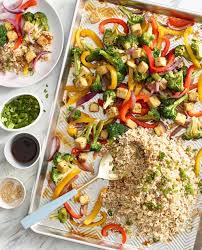 Saute De Tofu Au Four Avec Riz Au Sesame Grille Recettes Qc Ca Vegetable Recipes Vegetarian Recipes Easy Rice Recipes