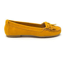 Moccasin Occasion Loafer Flats Mustard Yellow Shoes Flats Loafer Flats Loafers