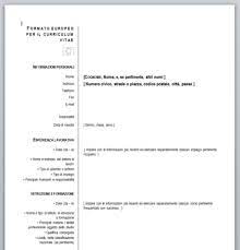In italiano e in formato word (doc), è l'ideale per presentare la tua esperienza professionale. Curriculum Vitae Europeo Da Compilare Download