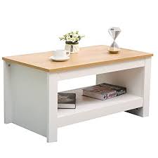 Check spelling or type a new query. Cf Furniture Coffee Table Small Coffee Table Side Table With Shelf White Oak 85x47x42cm Buy Online In Armenia At Armenia Desertcart Com Productid 160616932