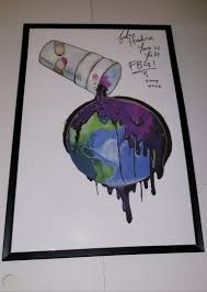 Here you can try to draw one of the juice wrld drawing image #21987pictures on our free canvas editor. Rare Juice Wrld Amp Future Ain T Livin Right Signed Lithograph Frame 1983001347