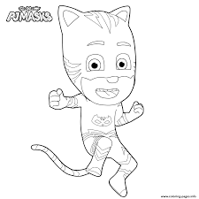 The moon and stars are no match for this spotted unicorn! News Pj Masks Coloring Pages Printable