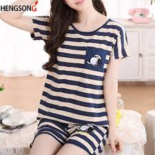 Shop hatley us for a great selection including sleepwear, rainwear, baby, boys, girls, and women New Women Pajamas Suits Lovely Home Suit Sleepwear Short Sleeve Pyjamas Comfortable Girl Spring And Summer Colthing Pajama Sets Aliexpress
