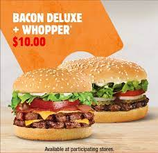 Deal Hungry Jack S 10 Bacon Deluxe Whopper Via App Until 14 June 2021 Frugal Feeds