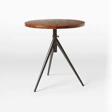 Round Adjustable Bistro Table Bistro Table Pedestal Dining Table Dining Table