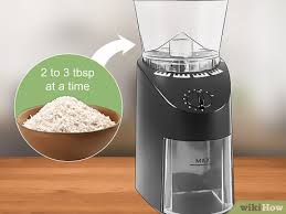 Allow the machine to run until all of the rice grains have worked through the mill. 3 Ways To Make Rice Flour Wikihow