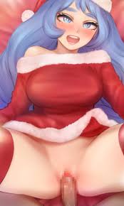 christmas, my hero academia, nejire hado, shpo, christmas outfit - Rule 34  World