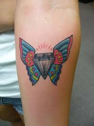 Elmas Dovmeleri Diamond Tattoos 3 Kelebek Dovme Modelleri Dovme Elmas