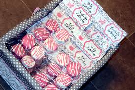 Diy Baby Shower Favors Chocolate Covered Oreos Bottles Banter