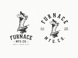 Furnace Mfg Co Slugger Concept Draft Logo Branding Identity Logo Design Man Cave Logo