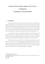 Per esempio, dividendo 1997 per 4 si ottiene 499 con il resto di 1; Doc Liber De Causis 7 Proposizione Commento San Tommaso D Aquino Docx Pius Novrin Arimurthi Academia Edu