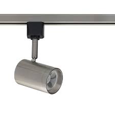 Nuvo Lighting Th477 Brushed Nickel Single Light 3 1 2 High Led Track Head For H Track Systems Lightingdirect Com