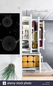 electric kitchen stove stock photo