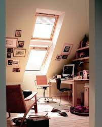 We are happy to report that the attic office (the formerly unfinished room over our garage) is nearly done. 30 Cozy Attic Home Office Design Ideas Home Office Design Attic Office Home