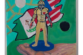 These are some of my paintings that have been hanging around and every year  I go through stuff and I add to them some of them I did them in a week