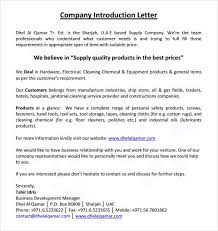 Company Introduction Letter Sample Pdf Template Business Introduction Letter Company Introduction Business Letter Format