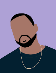 Kanye West Vector Art Minimal Poster Digital Art Print Digital Art Prints Rapper Art Art