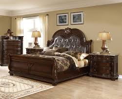 Explore The Amesville 4 Pc Brown Cherry Sleigh Bedroom Set Shop The 4 Pc Bedroom Set And Receive Free Shipping Tuscan Bedroom Bedroom Set Sleigh Bedroom Set