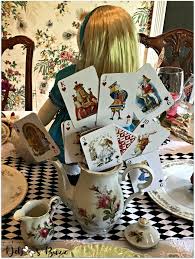 Check spelling or type a new query. Diy Alice In Wonderland Cards And Teapot Centerpiece Debbee S Buzz