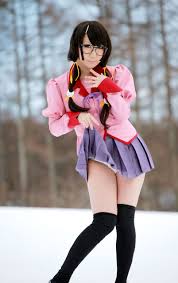 化物語羽川翼のエロ画像ポルノ写真図鑑 Javym Bakemonogatari Tsubasa Hanekawa Metropolitan Hd  Pics