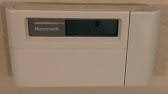 This thermostat provides a sleek touchscreen display and offers versatility and convenience in smart . How To Unlock The Commercial Honeywell Thermostat Youtube