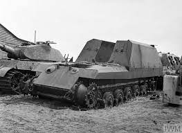 This is the prototype hull of the geschützwagen tiger abandoned and partially complete. Geschutzwagen Tiger Wikipedia