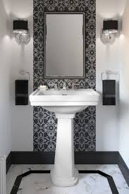 Traditional Elegant And Distinct Bathroom Design Inspiration In 2020 Black White Bathrooms Guest Bathroom Decor White Bathroom