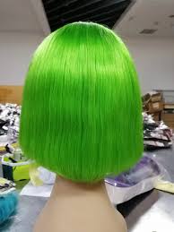 I was basically obsessed with larger ts. China Colored Blue Pink Yellow Green Brazilian Hair Bob Wigs China Bob Wigs And Human Hair Wigs Price
