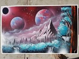 Spray Paint Art Tutorial For Beginners Tips And Tricks Landscape And Space Techniques Youtube Spray Paint Artwork Spray Paint Art Landscape Spray Painting