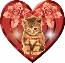 gifs coeur 5 animaux -